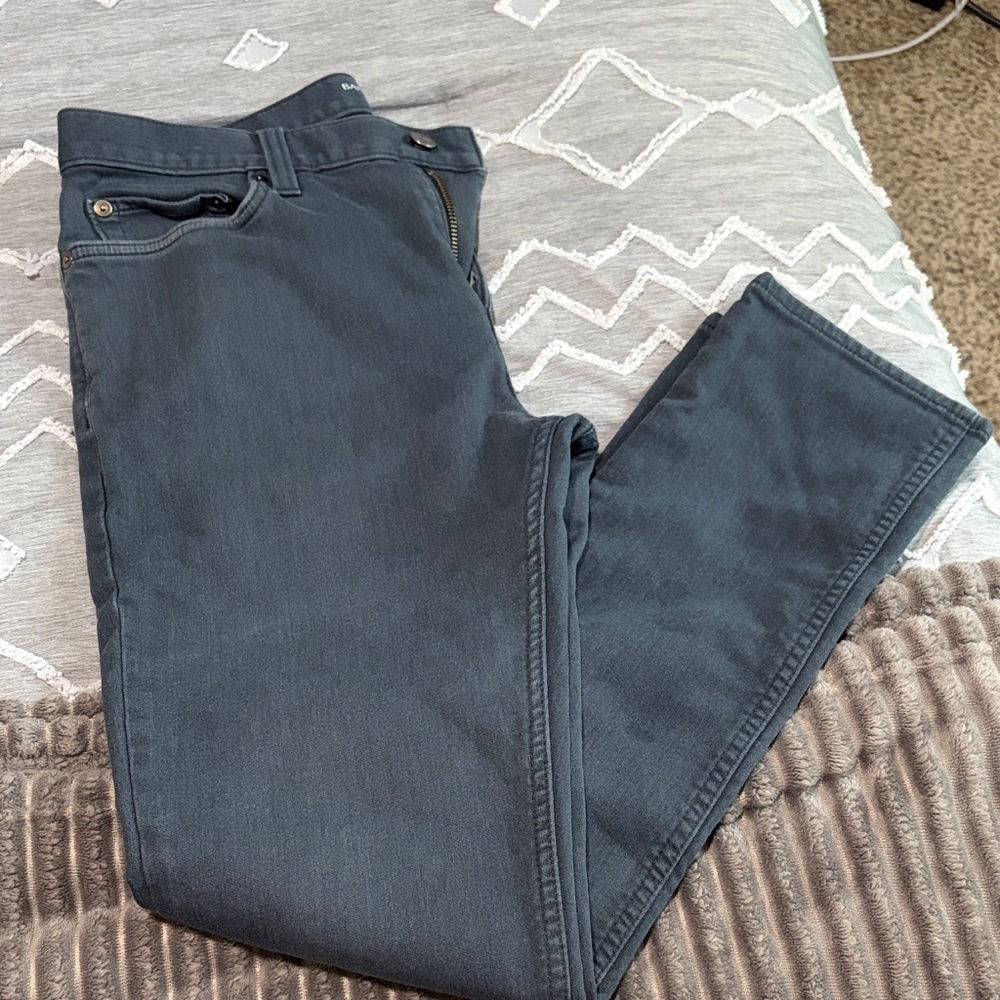 Banana Republic Men’s Slim Straight Jeans in Charcoal